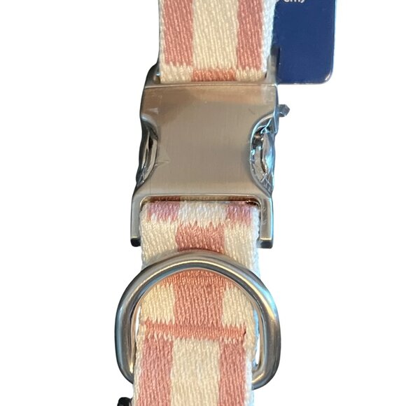 Top Paw Pet Dog Collar Mauve Pink White Checkered Adjustable Size Large NWT - Picture 3 of 5